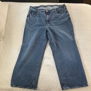 Old Navy Curvy Wide Leg Jeans